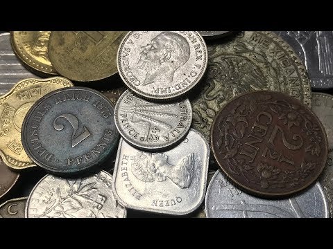 CRAZY SILVER COINS World Coin Loot Bag Hunting - Great World Variety!!! - Bag #25
