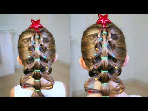 🎄 Hairstyle that creates a New Year's mood! 🎄 New...