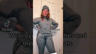 Tiktok babe with a thick bum