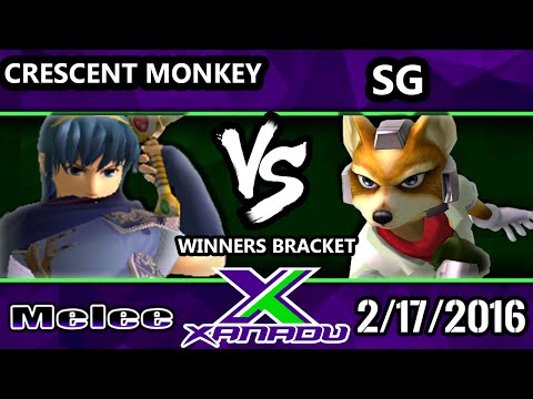 S@X 137 - SG (Fox) Vs. Crescent Monkey (Marth) SSBM Tournament - Smash Melee