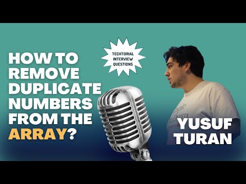 How To Remove Duplicate Elements In Array Using Java Java Important Interview Questions
