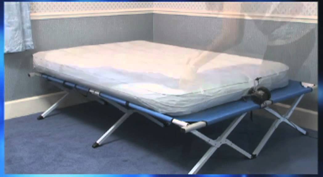 Honeyman Full Sized Portable Folding Double Bed in a Bag