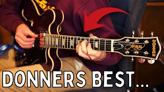 Video thumbnail for The Most Affordable 335 Style Electric Guitar | Donner DJP-1000 Jazz Semi-Hollow Body Review & Demo by Matt Kelly