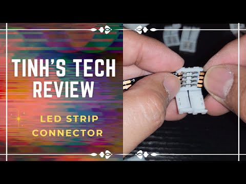 Part of a video titled LED light Strip connector For Beginners - YouTube