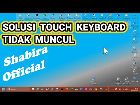 How to Display the Touch Keyboard on the Windows 11 Taskbar 24H2 Laptop (PC)