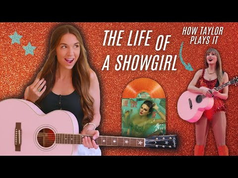 The Life Of A Showgirl - Taylor Swift | Accords de guitare + Tutoriel (exactement comme Taylor la...