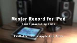 Master Record for iPad (presets demo)