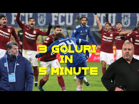 U Craiova 1948 - Rapid 3-2. Giuleștenii au condus, dar au luat 3 goluri în 6 minute