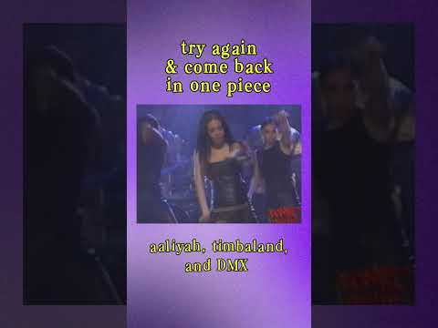 Aaliyah Ft Timbaland & DMX Try Again & Come Back #rnb #aaliyah #singer #music #hiphopmusic #hiphop