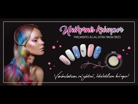 Aurora és Unikornis krómpor használata| Perfect Nails