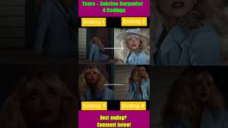 Sabrina Carpenter – Tears  4 Different Endings 😱 #SabrinaCarpenter #Tears #Shorts #AlternateEnding