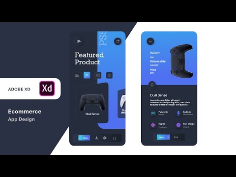 App Design In Adobe XD - Auto Animate , Prototype Animation Tutorial