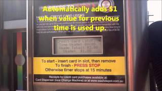WashCard - Operating vacuums with WashCards and credit cards at Car Washes