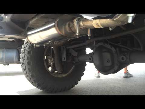 Jeep Wrangler Banks monster Exhaust 3.6 JKUR
