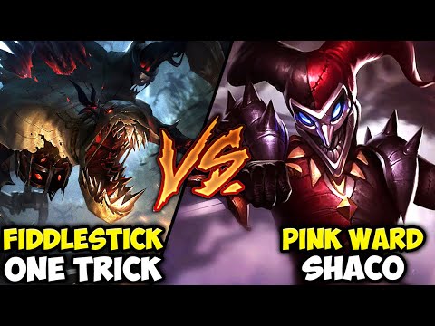 PINK WARD SHACO VS. ONE TRICK MASTER FIDDLESTICKS TOP! (ONE TRICK SHOWDOWN)