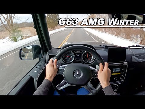 Mercedes-Benz G63 AMG Therapy Drive - After The Snow Storm (POV Binaural Audio)