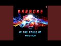One Day in Your Life (In the Style of Anastacia) (Karaoke Version)
