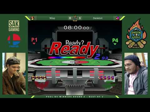 Smash Camp Wave 2 Pools - Wisp (Captain Falcon) vs Dankbot (Falco)