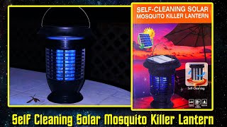 Self Cleaning Solar Mosquito Killer / Lantern Full Set Up and Demonstration