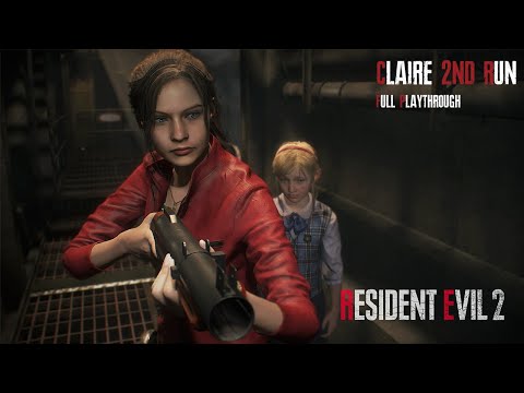 Resident Evil 2 Remake: Claire 2nd run Full Game No Commentary 4K 60fps