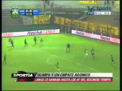 Grana Deportivo Lanús 1 (Romero) Olimpo 1 (Cobo).mp4