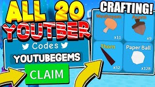 Unboxing Simulator Roblox Codes Th Clip - all 20 youtuber codes and crafting update soon in unboxing simulator roblox