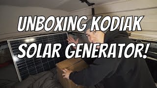 OUR BIGGEST PROBLEM! THE SOLUTION?! KODIAK SOLAR GENERATOR UNBOXING! 😁