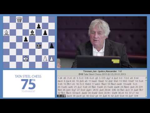 Tata Steel Chess 2013 - Analysis - Jan Timman v.s. Alexander Ipatov round 8