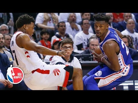 Jimmy Butler helps steal a win | 76ers vs. Raptors Game 2 | 2019 NBA Playoff Highlights
