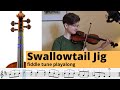 Swallowtail Jig violin play along