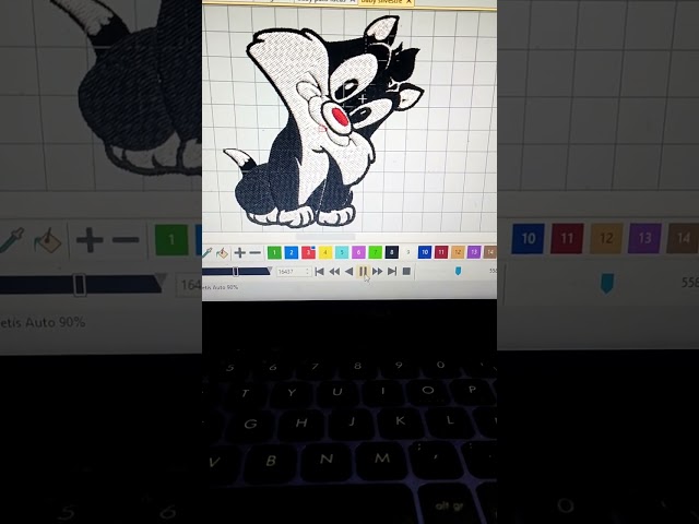 Vídeo relacionado con ELLU Looney Tunes Sylvester el Gato Parche Bordado Insignia Hierro Coser en Bolsa de Ropa
