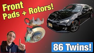 Subaru BRZ Front Brake Pads and Rotor Replacement 1st Gen (Scion FRS, Toyota GT86)