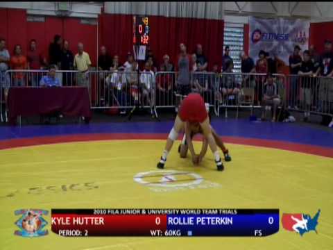 University Freestyle: 60kg - Rollie Peterkin vs. Kyle Hutter