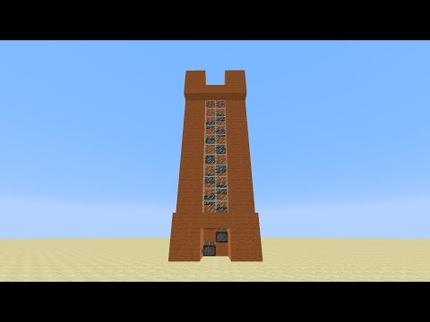 Minecraft - Super Fast Piston Elevator for 1.8 [Tutorial] (OLD VERSION)