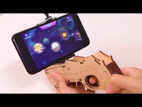 AUGMENTED REALITY AR BLUETOOTH GUN WITH APP - YouTube