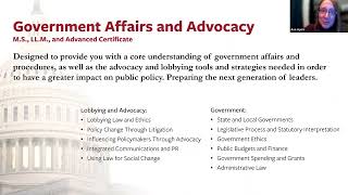 Government Affairs and Advocacy Faculty Director Ava Ayers
