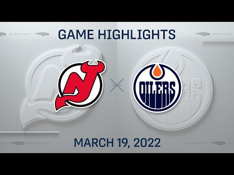 NHL Highlights | Devils vs. Oilers - Mar 19, 2022