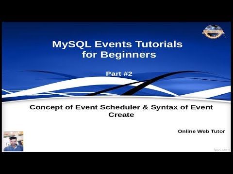 MySQL Event Tutorials for Beginners 2 Concept of Event Scheduler Syntax of Event Create