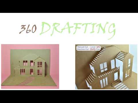 70104 Make House Popup Card