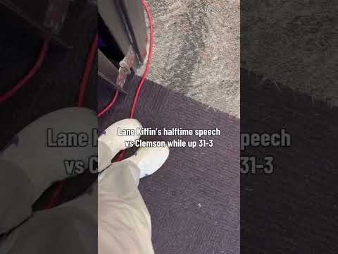 Lane Kiffin’s Halftime Speech to LSU vs Clemson