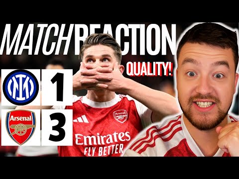 THAT IS HOW TO USE GYOKERES! Inter Milan 1-3 Arsenal | Match Reaction!