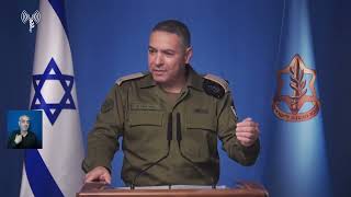 עדכון דובר צה"ל, 11.03, ערב | את"צ (עדכוני צבא הגנה לישראל) - התמונה מוצגת ישירות מתוך אתר האינטרנט יוטיוב. זכויות היוצרים בתמונה שייכות ליוצרה. קישור קרדיט למקור התוכן נמצא בתוך דף הסרטון