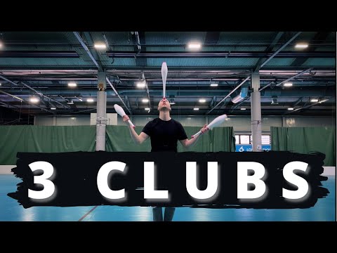 3 Club Juggling Routines