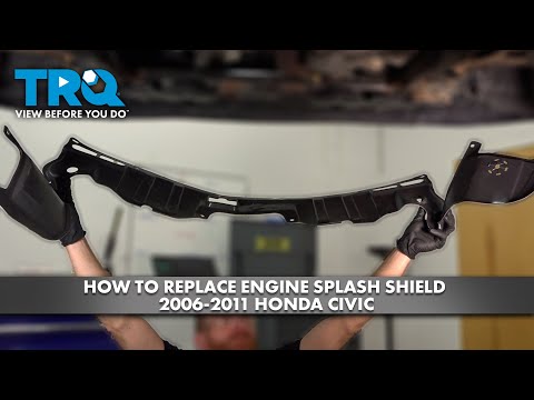 How to Replace Engine Splash Shield 2006-2011 Honda Civic