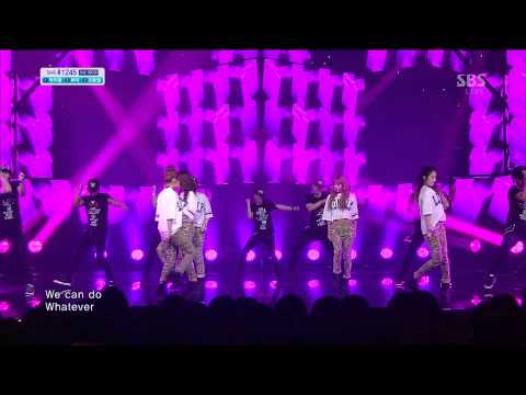 130428 4Minute - Whatever @ Inkigayo (CB Stage)