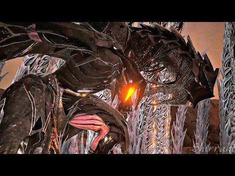 Code Vein Hellfire Knight DLC - Hellfire Knight Boss Fight (1080p 60fps)