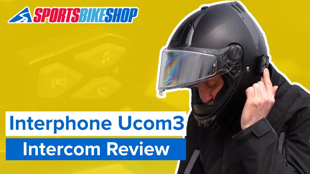 Interphone U-com3 Bluetooth Intercom - Twin Pack Video