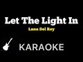 Lana Del Rey - Let The Light In | Karaoke Guitar Instrumental/ ft. Father John Misty