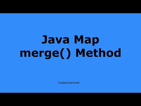 Java Map Merge Method