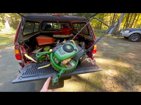 Will it Run? FREE John Deere Mower - Side of the road trash picked